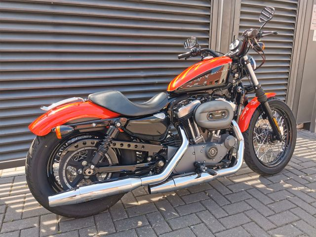 ConStands Motorrad-Hebebühne für Harley Davidson Sportster 1200 Nightster Hydraulisch Sicherung Schwarz 