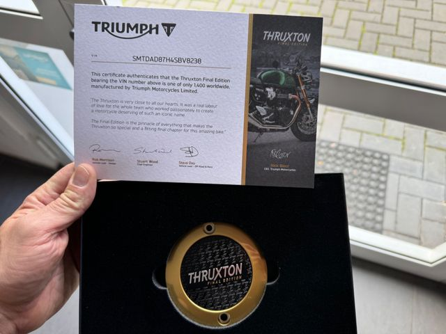 Hauptbild bild 2 TRIUMPH Thruxton FE  Final Edition 1400 Stück Weltweit