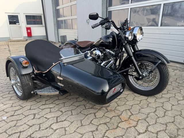 Hauptbild bild 15 HARLEY DAVIDSON FLSTF 100 th anniversary SANDY Boot