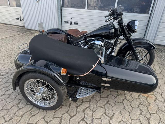 Hauptbild bild 12 HARLEY DAVIDSON FLSTF 100 th anniversary SANDY Boot