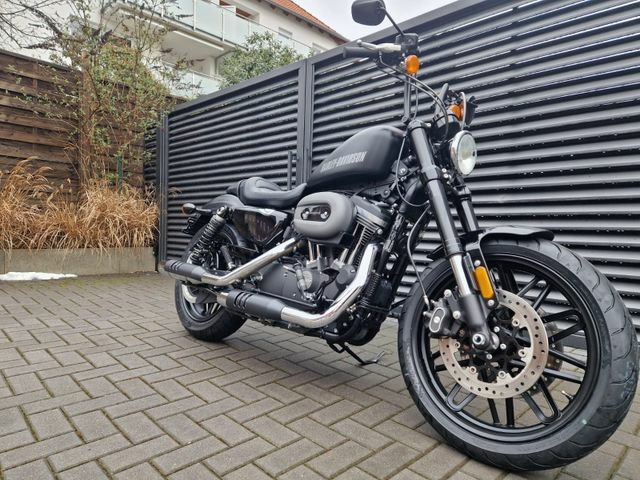 Repose-pieds Arrière Noir Et Rouge 77 Mm Pour Harley Davidson XL 1200 CX Roadster - Neuf Sous Emballage